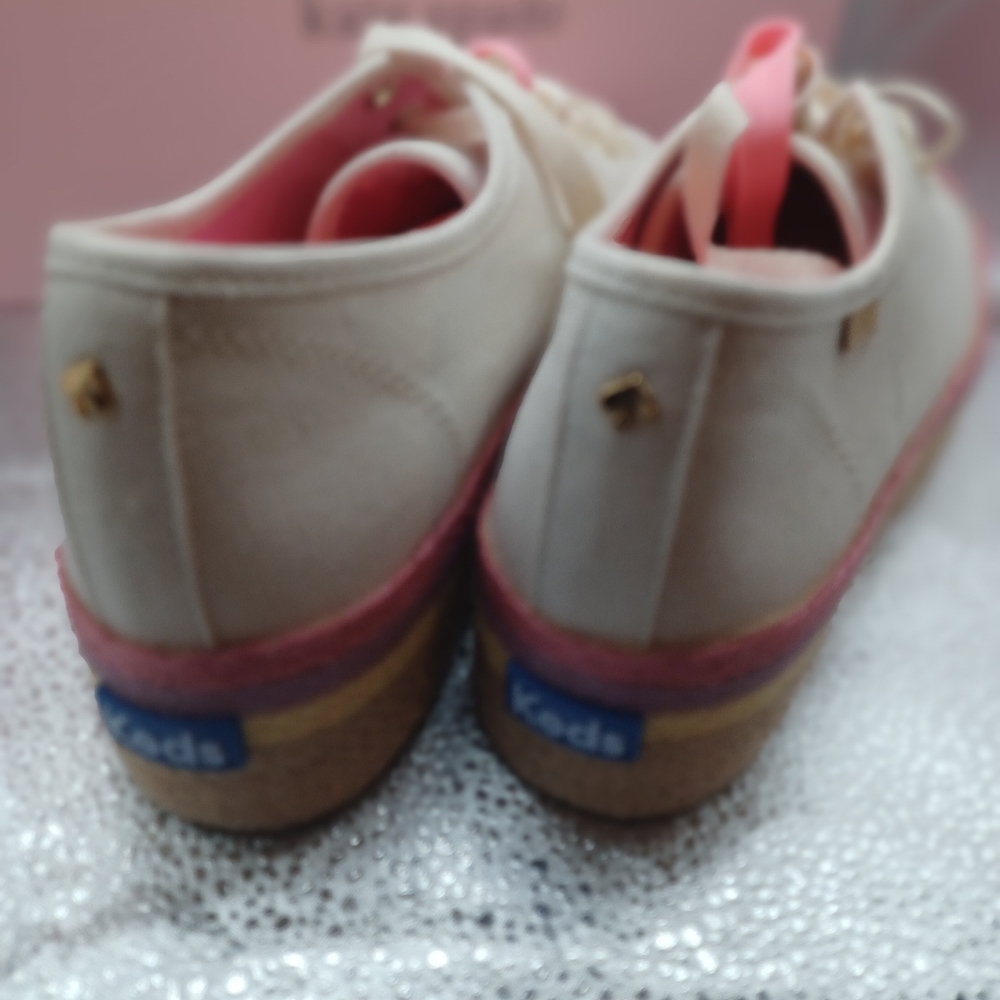 Nib Keds For Kate Spade Platform Triple Up Espadr… - image 2
